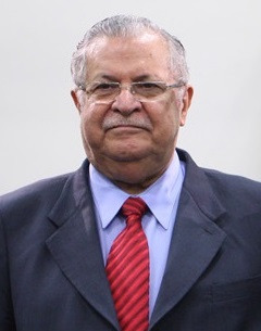 Portrait of Jalal Talabani