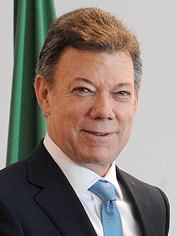 Portrait of Juan Manuel Santos