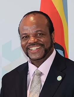 Portrait of Mswati III