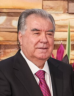 Portrait of Emomali Rahmon