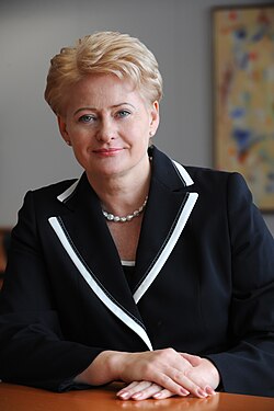 Portrait of Dalia Grybauskaitė