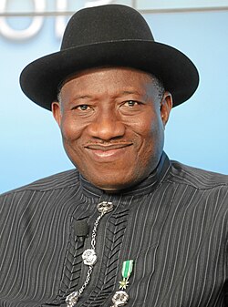 Portrait of Goodluck Jonathan
