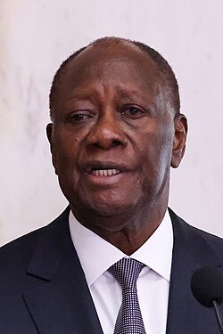 Portrait of Alassane Ouattara