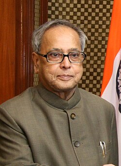 Portrait of Pranab Mukherjee