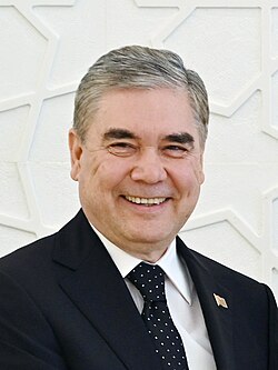 Portrait of Gurbanguly Berdimuhamedow