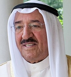Portrait of Sabah Al-Ahmad Al-Jaber Al-Sabah