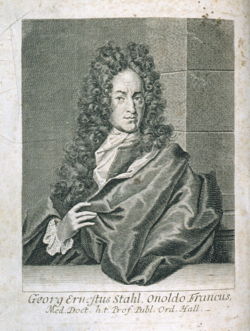 Portrait of Georg Ernst Stahl