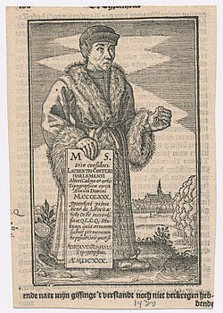 Portrait of Laurens Jansz Coster