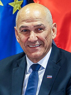 Portrait of Janez Janša