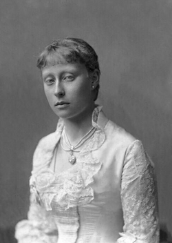 Portrait of Princess Victoria of Hesse and by Rhine