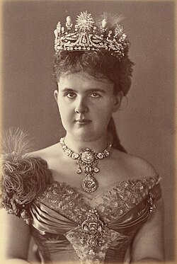 Portrait of Emma of Waldeck and Pyrmont
