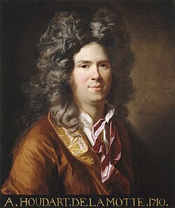 Portrait of Antoine Houdar de La Motte