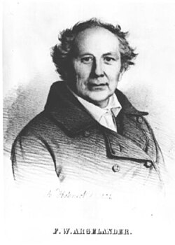 Portrait of Friedrich Wilhelm Argelander