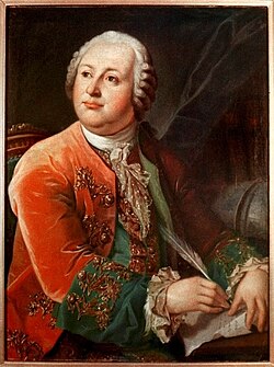 Portrait of Mikhail Lomonosov