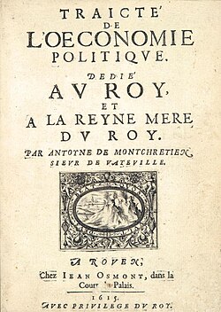 Portrait of Antoine de Montchrestien