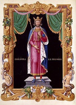 Portrait of Philip I of France