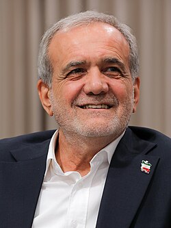 Portrait of Masoud Pezeshkian