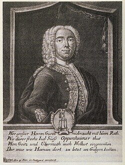 Portrait of Joseph Süß Oppenheimer