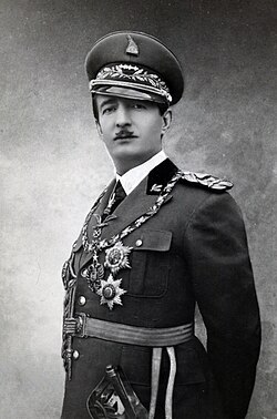 Portrait of Zog I of Albania