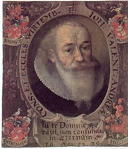 Portrait of Johannes Valentinus Andreae