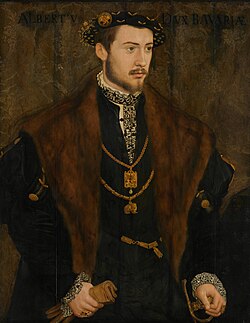 Portrait of Albert V, Duke of Bavaria