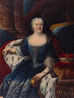 Portrait of Princess Christine Louise of Oettingen-Oettingen