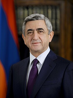 Portrait of Serzh Sargsyan