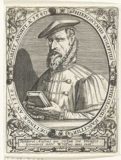 Portrait of Hieronymus Wolf