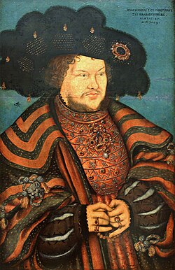 Portrait of Joachim I Nestor, Elector of Brandenburg