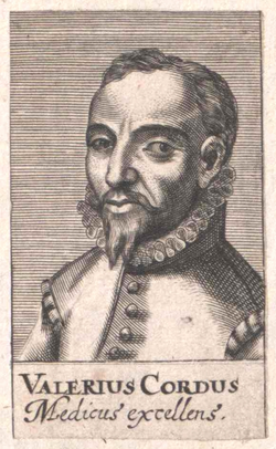 Portrait of Valerius Cordus