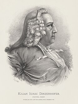 Portrait of Kilián Ignaz Dientzenhofer