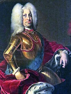 Portrait of Christian August of Holstein-Gottorp, Prince of Eutin