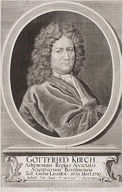 Portrait of Gottfried Kirch