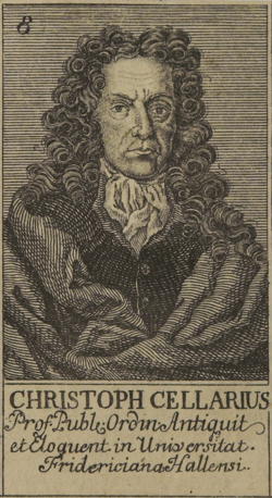 Portrait of Christoph Cellarius