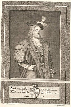Portrait of Stephen III, Duke of Bavaria