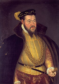 Portrait of Wolfgang, Count Palatine of Zweibrücken