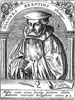 Portrait of Johannes Brenz