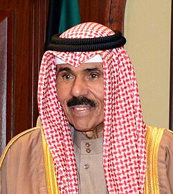Portrait of Nawaf Al-Ahmad Al-Jaber Al-Sabah