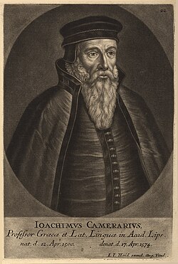 Portrait of Joachim Camerarius