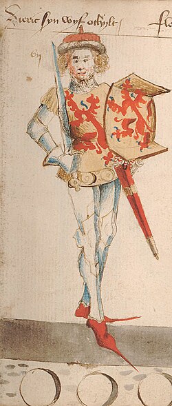 Portrait of Dirk V, Count of Holland