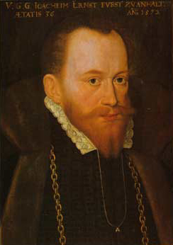 Portrait of Joachim Ernest, Prince of Anhalt