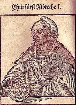 Portrait of Albert I, Duke of Saxony
