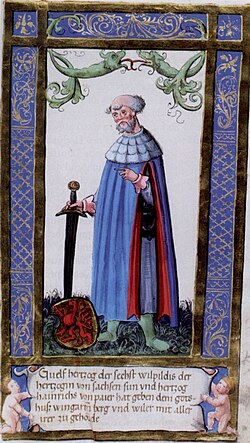 Portrait of Welf VI, Margrave of Tuscany