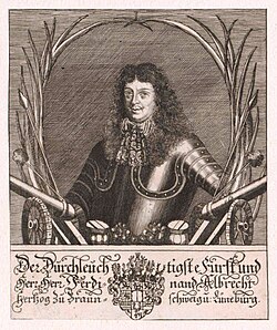Portrait of Ferdinand Albert I, Duke of Brunswick-Lüneburg