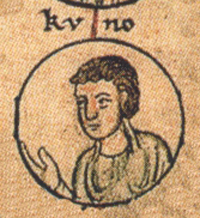 Portrait of Conrad I, Duke of Carinthia