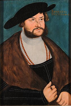 Portrait of Ernest I, Duke of Brunswick-Lüneburg