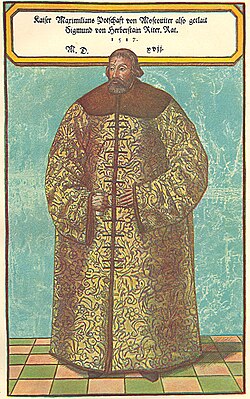 Portrait of Sigismund von Herberstein