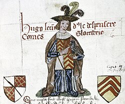 Portrait of Hugh Despenser the Younger