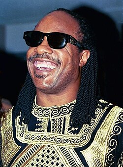 Portrait of Stevie Wonder
