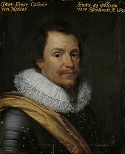 Portrait of Ernest Casimir I, Count of Nassau-Dietz